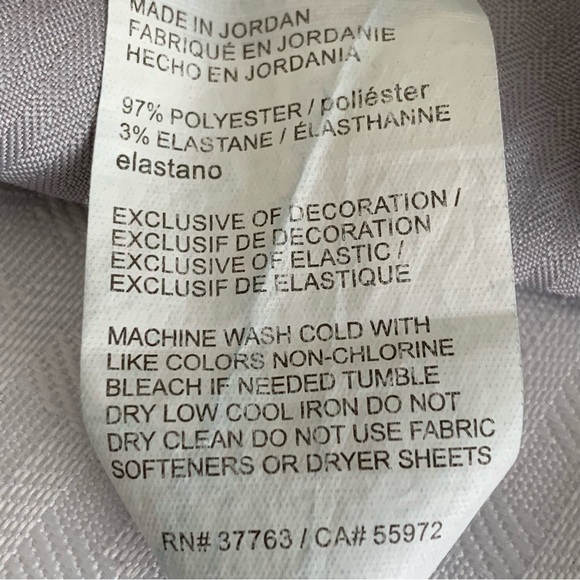 Callaway Golf Shorts Mens 34 Gray plaid 10" Inseam Bermuda Flat Front Preppy - Picture 7 of 10